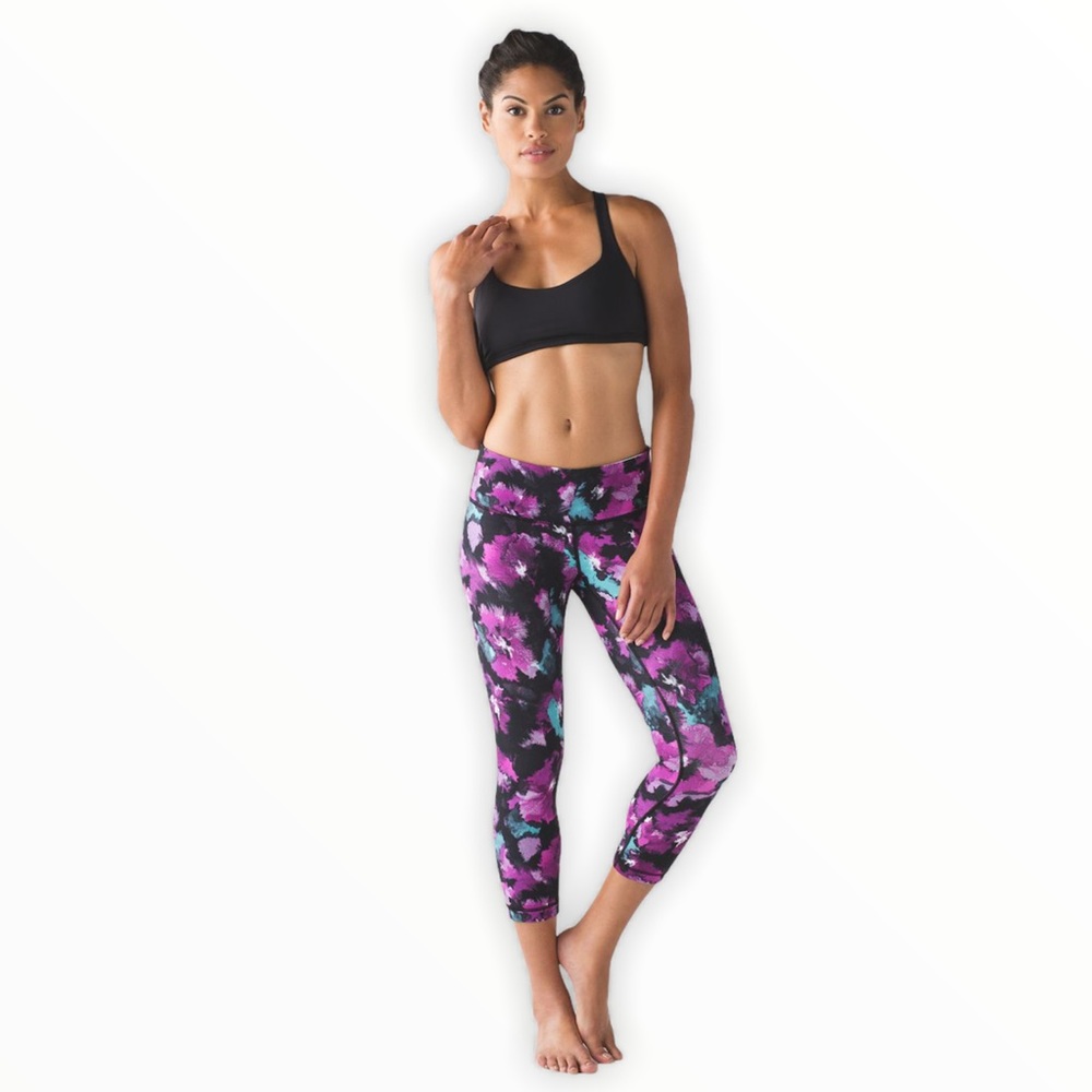 Lululemon Wunder Under Crop Leggings Midnight